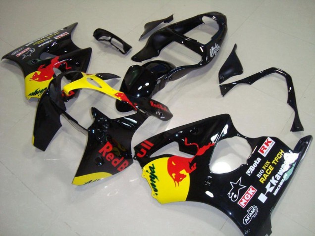Buy 2000-2002 Red Bull Kawasaki ZX6R Motorcycle Fairings Kits Canada Buy 2000-2002 Red Bull Kawasaki ZX6R Motorcycle Fairings Kits Canada