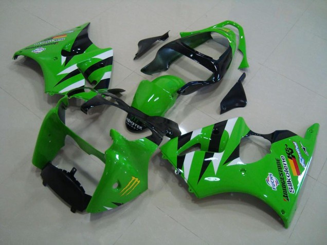 Buy 2000-2002 Green Black Kawasaki ZX6R Motor Fairings Canada