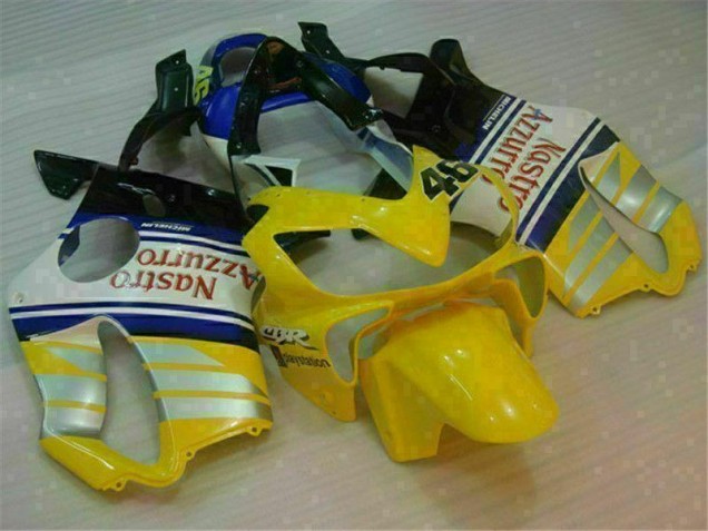 Buy 2001-2003 Yellow Silver Nastro Azzurro Honda CBR600 F4i Motorcylce Fairings Canada