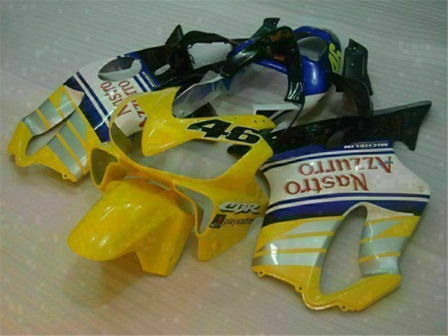 Buy 2001-2003 Yellow Silver Nastro Azzurro Honda CBR600 F4i Motorcylce Fairings Canada