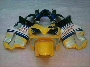 Buy 2001-2003 Yellow Silver Nastro Azzurro Honda CBR600 F4i Motorcylce Fairings Canada