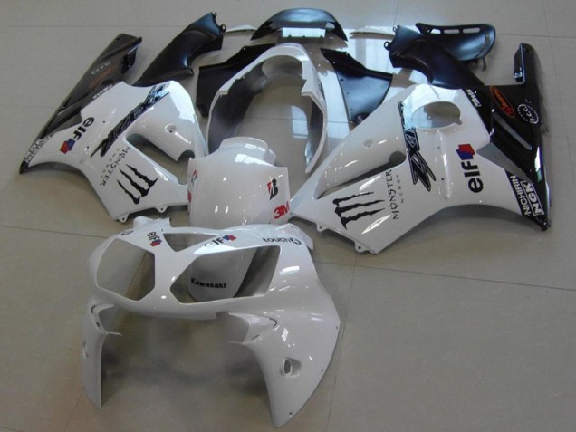 Buy 2002-2006 White Monster Kawasaki ZX12R Moto Fairings Canada Buy 2002-2006 White Monster Kawasaki ZX12R Moto Fairings Canada