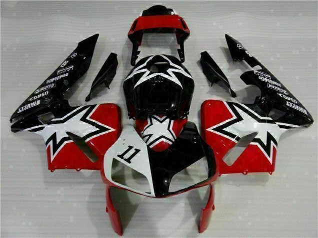 Buy 2003-2004 Black White 11 Honda CBR600RR Moto Fairings Canada
