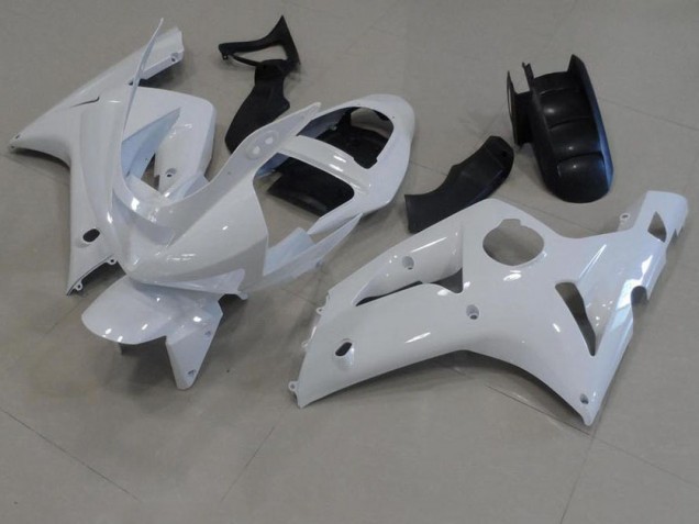 Buy 2003-2004 White Kawasaki ZX6R Bike Fairings Canada