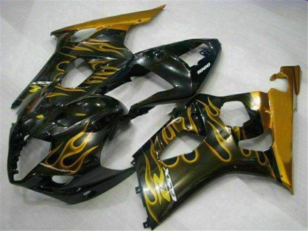 Buy 2003-2004 Gold Black Suzuki GSXR 1000 Motorcycle Fairing Kit Canada