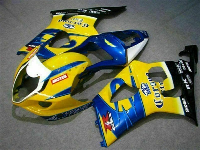 Buy 2003-2004 Yellow Blue Suzuki GSXR 1000 Bike Fairings Canada