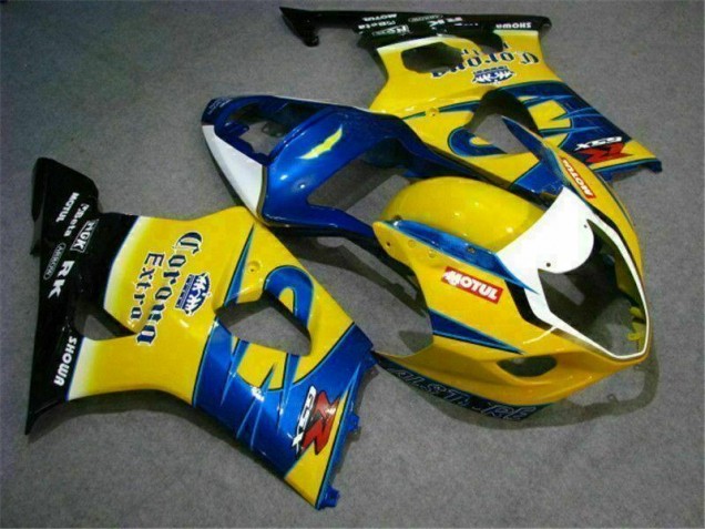 Buy 2003-2004 Yellow Blue Suzuki GSXR 1000 Bike Fairings Canada