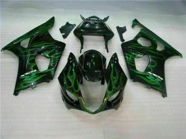 Buy 2003-2004 Green Black Suzuki GSXR 1000 Motorbike Fairing Canada
