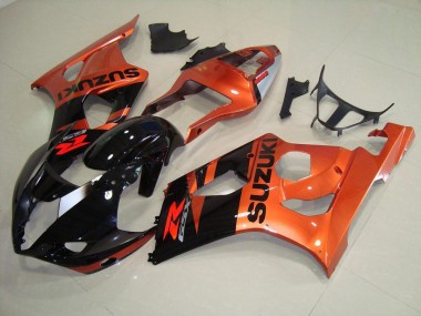 Buy 2003-2004 Orange and Black Suzuki GSXR 1000 Motorcycle Fairings Canada