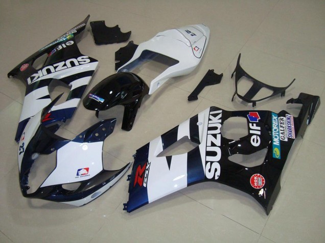 Buy 2003-2004 White Black Elf Suzuki GSXR 1000 Motorcycle Fairing Kit Canada