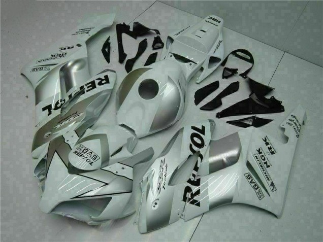 Buy 2004-2005 Silver White Repsol Honda CBR1000RR Motorcylce Fairings Canada