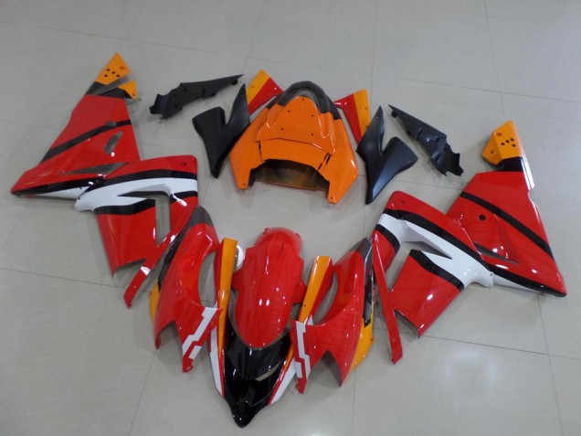 Buy 2003-2005 Orange Black and White Kawasaki ZX10R Bike Fairings Canada Buy 2003-2005 Orange Black and White Kawasaki ZX10R Bike Fairings Canada