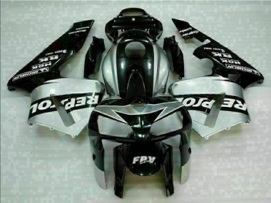 Buy 2005-2006 Black Silver Repsol Honda CBR600RR Motorcycle Fairings Kit Canada