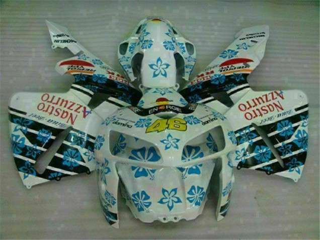 Buy 2005-2006 White Blue Nastro Azzurro 46 Honda CBR600RR Motorcycle Fairing Canada Buy 2005-2006 White Blue Nastro Azzurro 46 Honda CBR600RR Motorcycle Fairing Canada