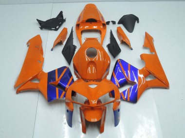 Buy 2005-2006 Orange Blue Honda CBR600RR Motorcycle Fairings Kit Canada