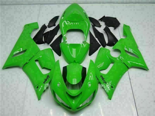 Buy 2005-2006 Green Kawasaki ZX6R Motorcycle Replacement Fairings Canada