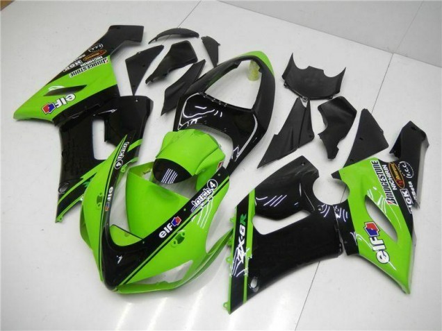 Buy 2005-2006 Green Kawasaki ZX6R Motorcycle Fairings Kit Canada Buy 2005-2006 Green Kawasaki ZX6R Motorcycle Fairings Kit Canada