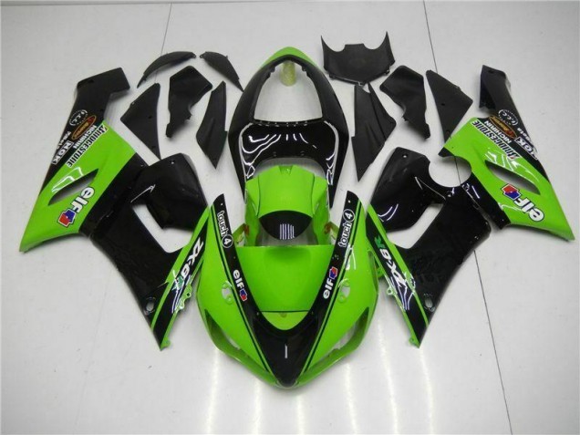 Buy 2005-2006 Green Kawasaki ZX6R Motorcycle Fairings Kit Canada Buy 2005-2006 Green Kawasaki ZX6R Motorcycle Fairings Kit Canada