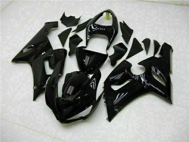 Buy 2005-2006 Glossy Black Kawasaki ZX6R Motor Fairings Canada Buy 2005-2006 Glossy Black Kawasaki ZX6R Motor Fairings Canada