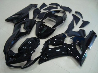 Buy 2005-2006 Glossy Black Kawasaki ZX6R Motorcycle Fairings Canada