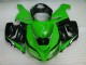 Buy 2005-2006 Green White Black Kawasaki ZX6R Motorcyle Fairings Canada