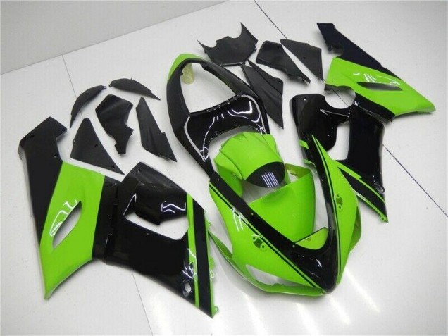 Buy 2005-2006 Green Black Kawasaki ZX6R Motor Fairings Canada