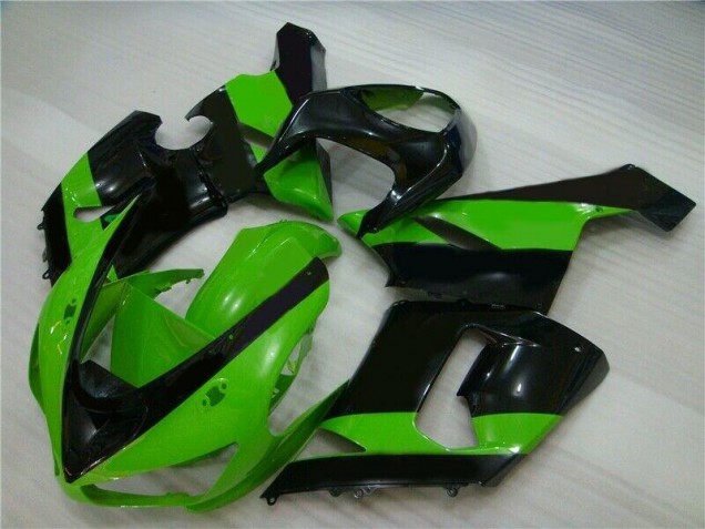 Buy 2005-2006 Green Black Kawasaki ZX6R Motorbike Fairing Canada
