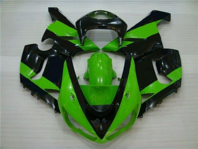 Buy 2005-2006 Green Black Kawasaki ZX6R Motorbike Fairing Canada