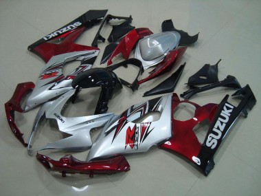 Buy 2005-2006 Silver Red Suzuki GSXR 1000 Bike Fairings Canada