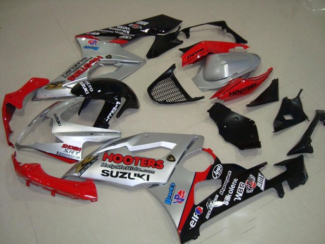 Buy 2005-2006 Silver and Red Suzuki GSXR 1000 Motorcycle Fairings Kits Canada Buy 2005-2006 Silver and Red Suzuki GSXR 1000 Motorcycle Fairings Kits Canada