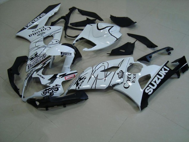 Buy 2005-2006 White Corona Suzuki GSXR 1000 Motorcycle Replacement Fairings Canada Buy 2005-2006 White Corona Suzuki GSXR 1000 Motorcycle Replacement Fairings Canada