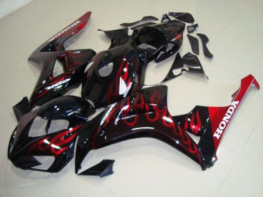 Buy 2006-2007 Red Flame Honda CBR1000RR Motorcylce Fairings Canada