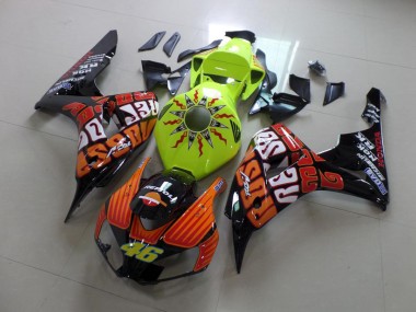 Buy 2006-2007 Rossi Fluro Green Honda CBR1000RR Motorcyle Fairings Canada