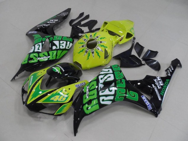 Buy 2006-2007 Yellow Green Rossi Honda CBR1000RR Motor Fairings Canada