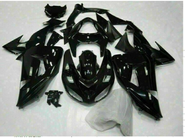 Buy 2006-2007 Glossy Black Kawasaki ZX10R Motorcycle Replacement Fairings Canada