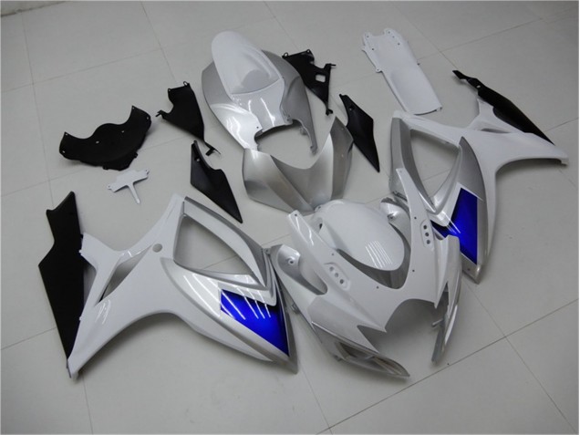 Buy 2006-2007 White Blue Suzuki GSXR 600/750 Motorcylce Fairings Canada