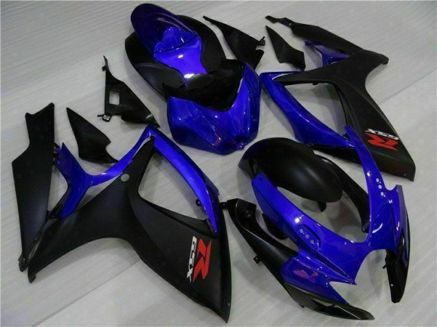 Buy 2006-2007 Blue Black Suzuki GSXR 600/750 Motorbike Fairing Kits Canada Buy 2006-2007 Blue Black Suzuki GSXR 600/750 Motorbike Fairing Kits Canada