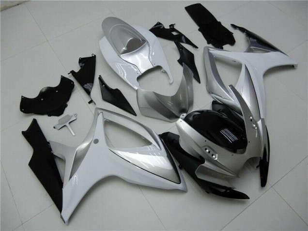 Buy 2006-2007 Silver Suzuki GSXR 600/750 Motorcycle Fairings Kits Canada