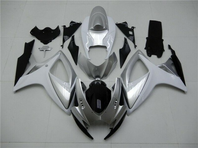 Buy 2006-2007 Silver Suzuki GSXR 600/750 Motorcycle Fairings Kits Canada