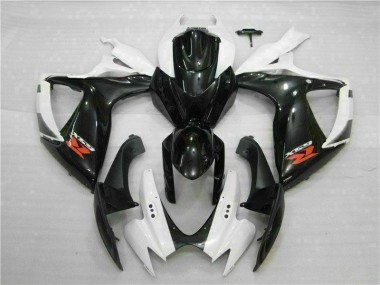 Buy 2006-2007 White Black Suzuki GSXR 600/750 Motorcycle Fairings Kit Canada