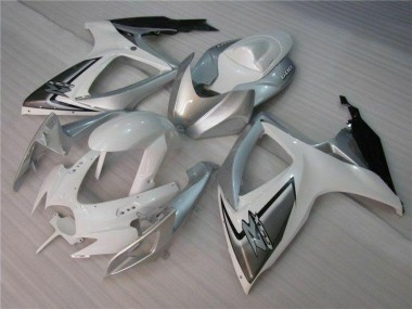 Buy 2006-2007 White Silver Suzuki GSXR 600/750 Bike Fairings Canada