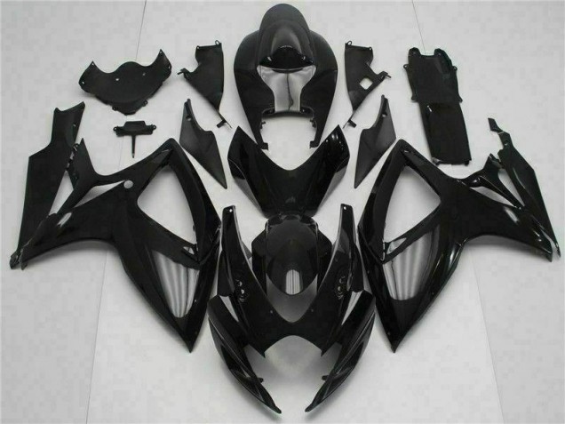 Buy 2006-2007 Black Suzuki GSXR 600/750 Bike Fairing Kit Canada Buy 2006-2007 Black Suzuki GSXR 600/750 Bike Fairing Kit Canada