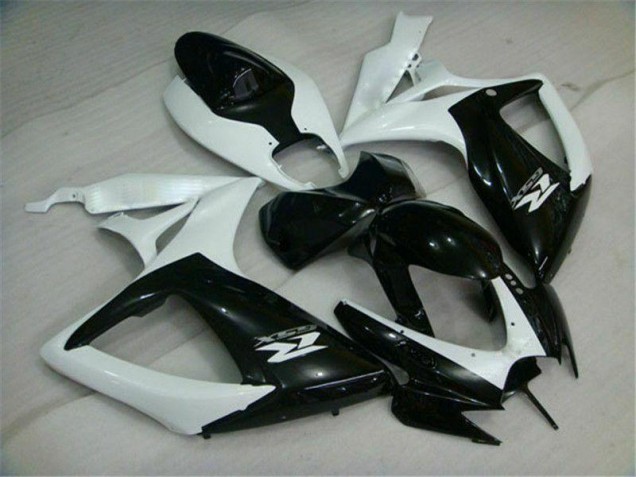 Buy 2006-2007 Black White Suzuki GSXR 600/750 Motorcycle Replacement Fairings Canada