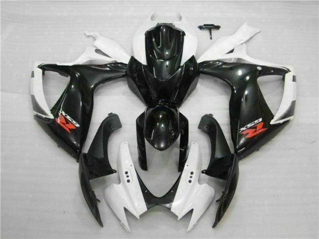 Buy 2006-2007 White Black Suzuki GSXR 600/750 Motorbike Fairing Kits Canada Buy 2006-2007 White Black Suzuki GSXR 600/750 Motorbike Fairing Kits Canada
