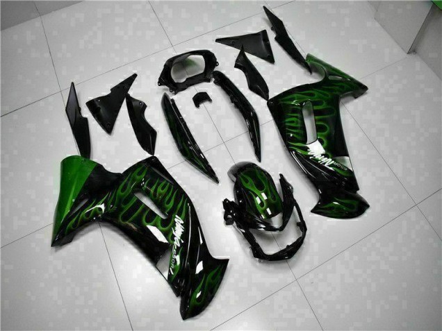 Buy 2006-2008 Green Flame Kawasaki EX650 Motorcycle Fairing Kits Canada