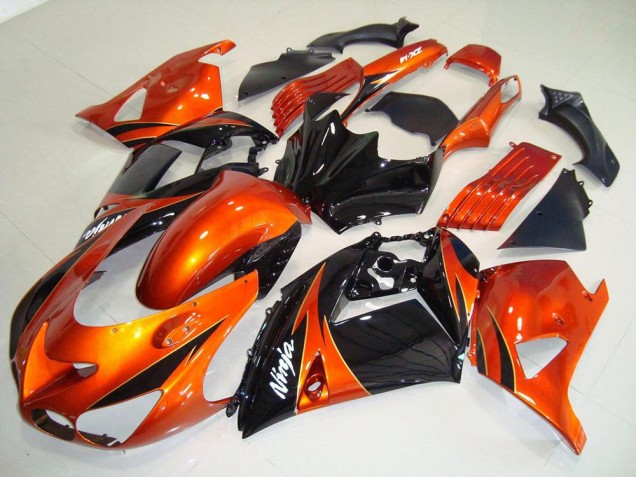 Buy 2006-2011 Orange Black Kawasaki ZX14R ZZR1400 Motorbike Fairings Canada Buy 2006-2011 Orange Black Kawasaki ZX14R ZZR1400 Motorbike Fairings Canada