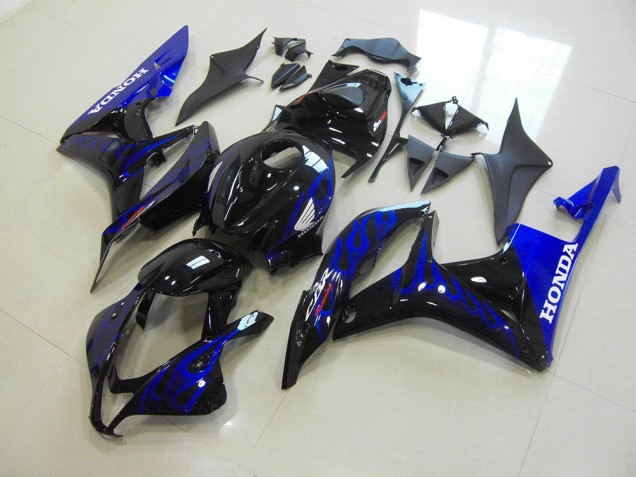 Buy 2007-2008 Black Blue Flame Honda CBR600RR Motorbike Fairings Canada Buy 2007-2008 Black Blue Flame Honda CBR600RR Motorbike Fairings Canada