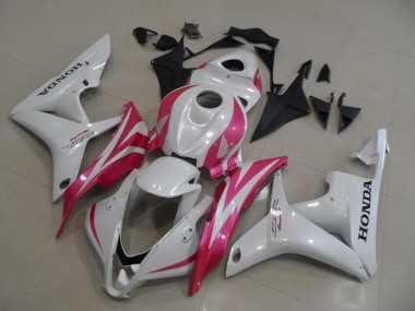 Buy 2007-2008 Pearl White with Pink Honda CBR600RR Motorbike Fairing Canada