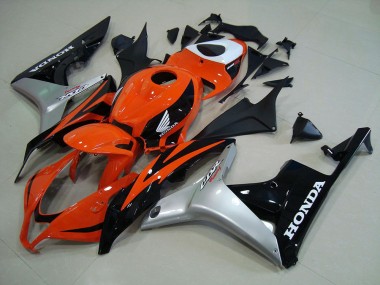 Buy 2007-2008 Orange Silver Black Honda CBR600RR Motorcyle Fairings Canada