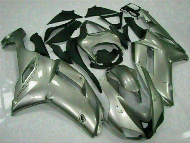 Buy 2007-2008 Silver Kawasaki ZX6R Motorcycle Fairings Kits Canada Buy 2007-2008 Silver Kawasaki ZX6R Motorcycle Fairings Kits Canada